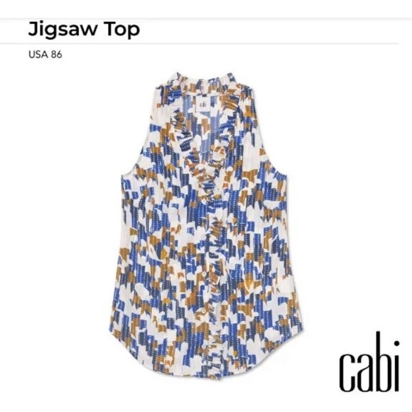 cabi Jigsaw Top - Picture 1 of 7